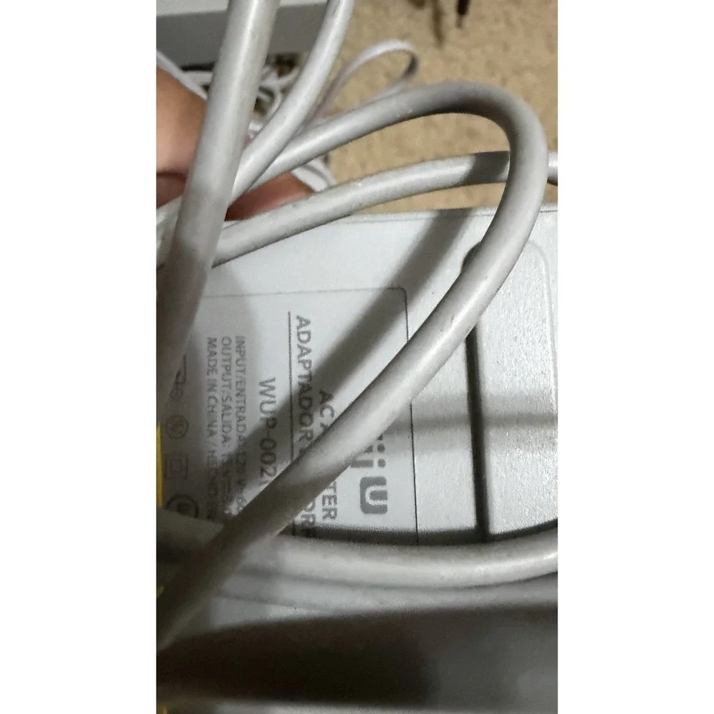 Lot of 6 Official OEM Nintendo Wii Wii U AC Power Supply Adapter Cords And More